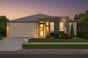 12.5m wide lot viewed from the street