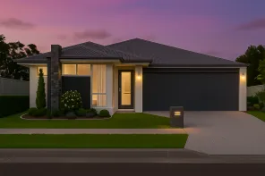 15m wide lot viewed from the street