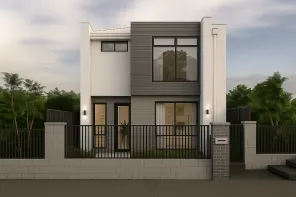 A render of the street view of The Jazz