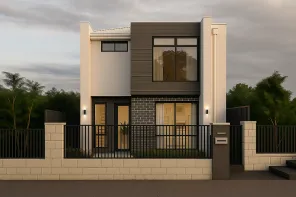 A render of the street view of The Jazz