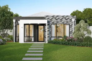 7.5m wide lot design viewed from the street