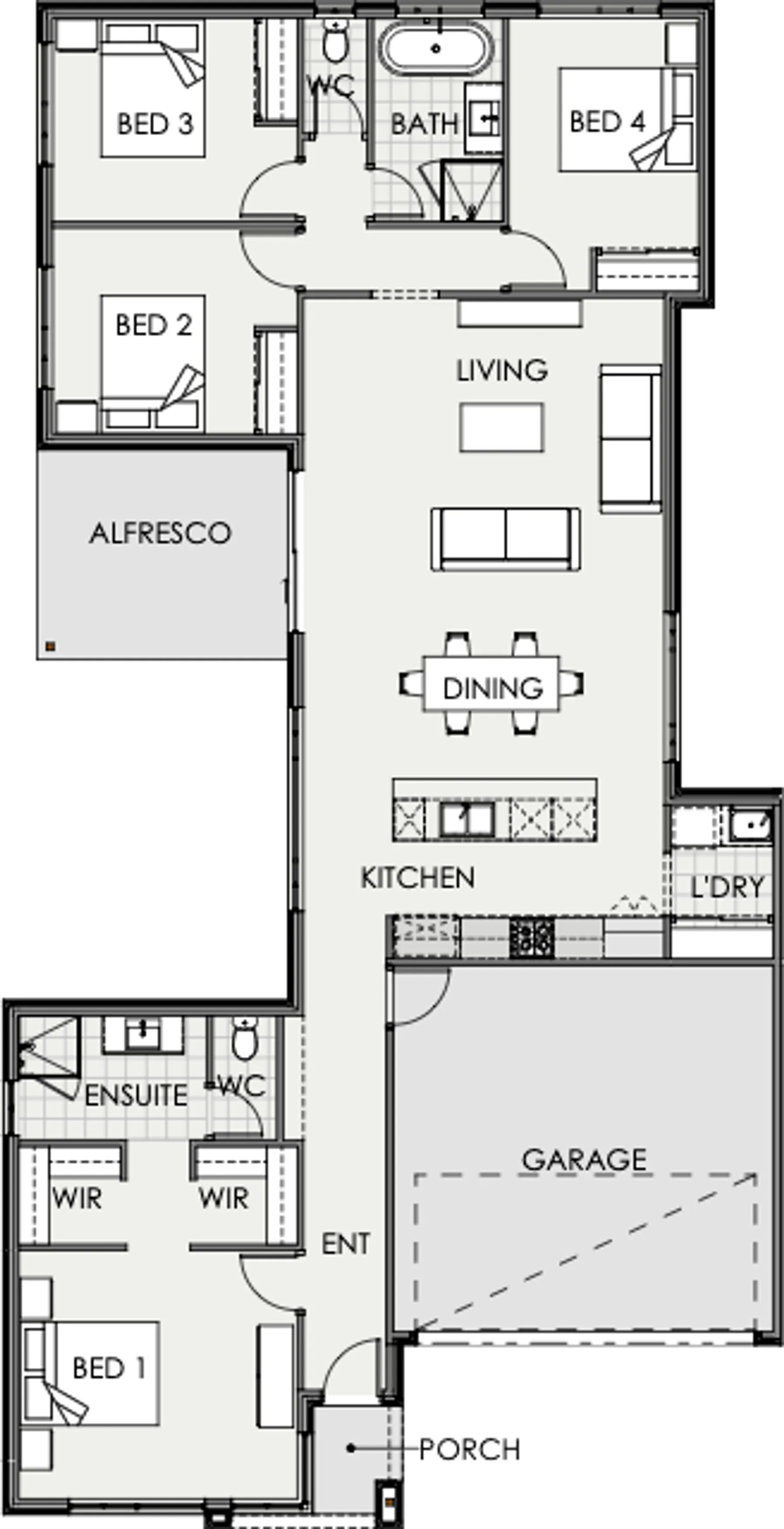The Eclipse floor plan