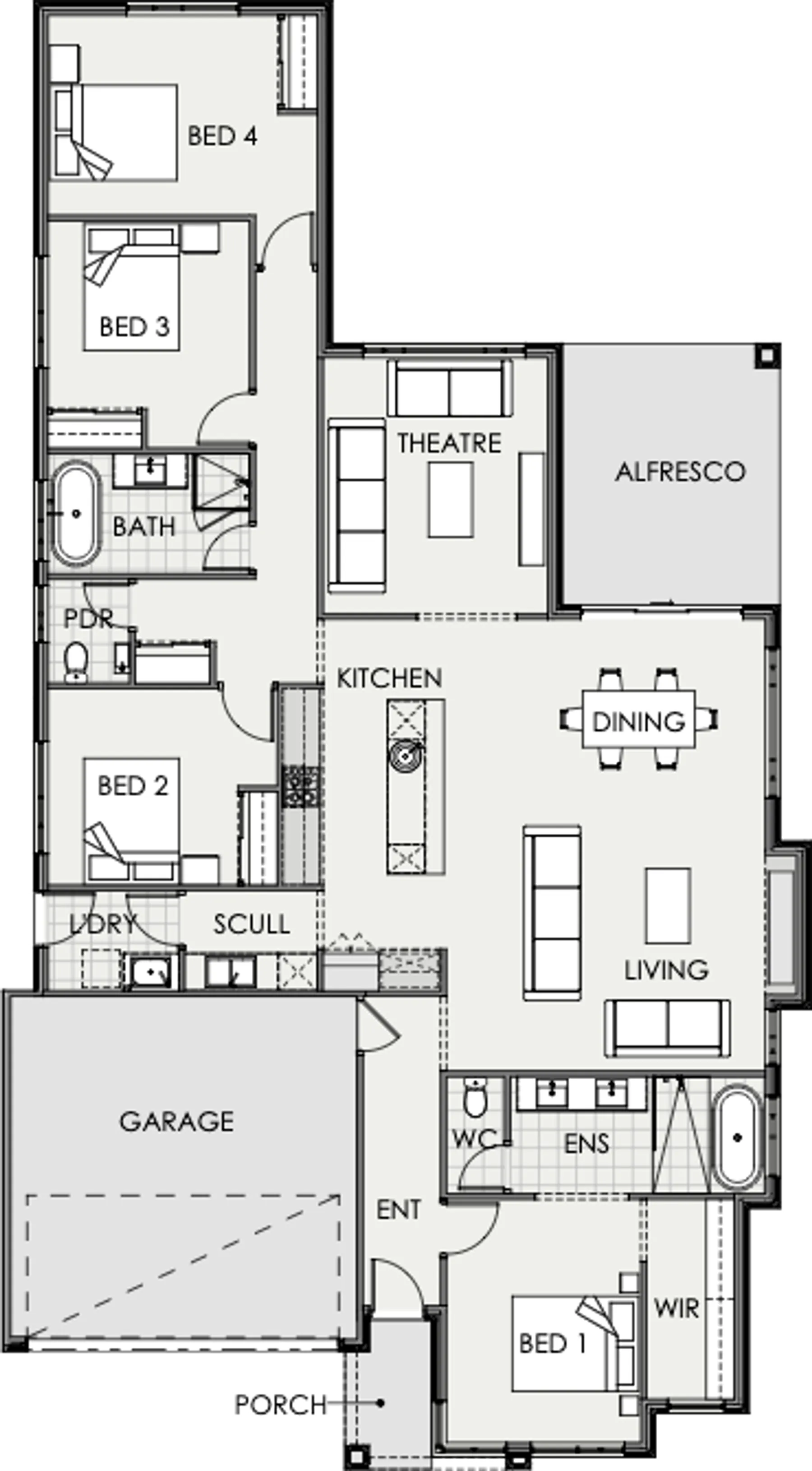 The Kimberley floor plan