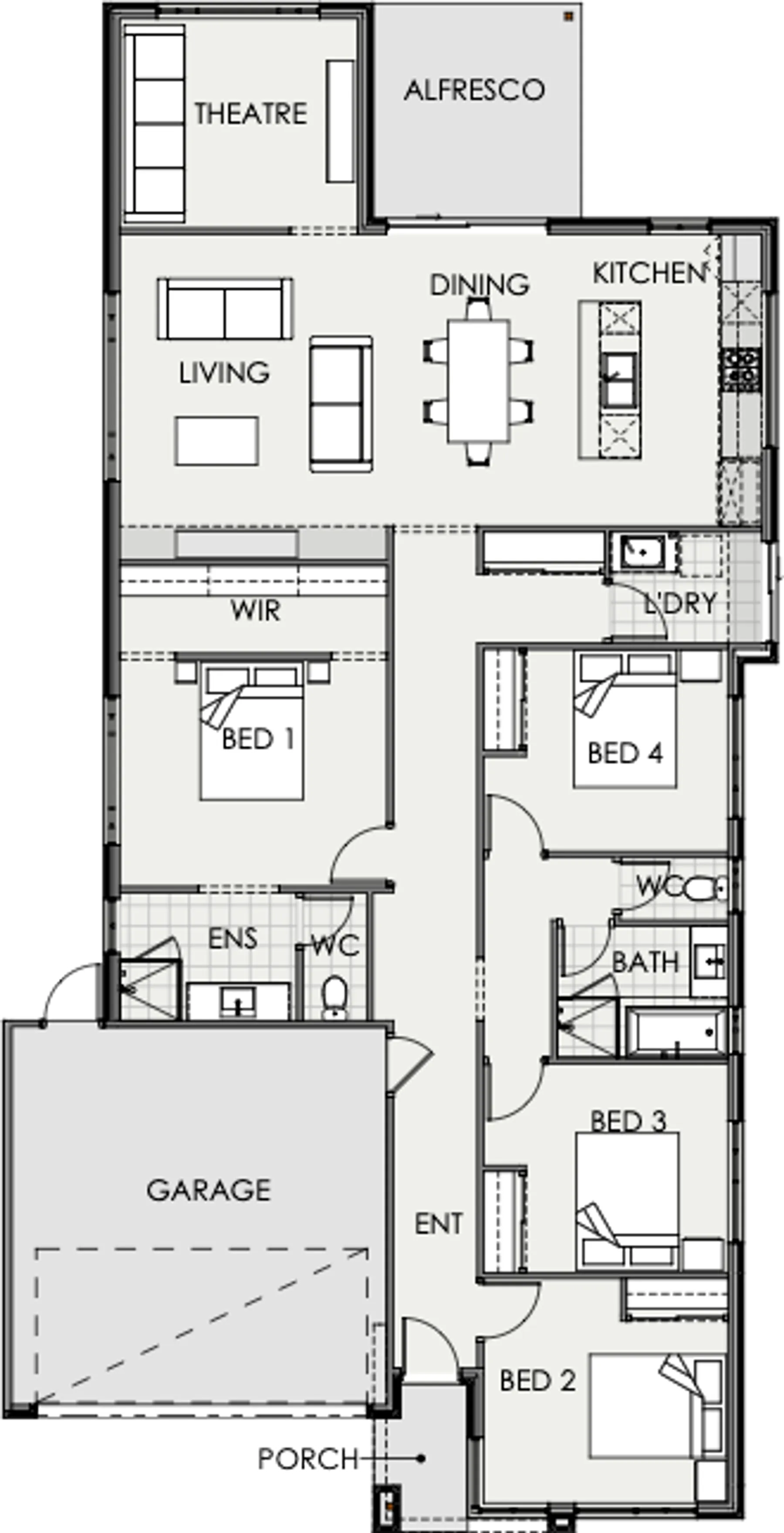 The Luxe Haven floor plan