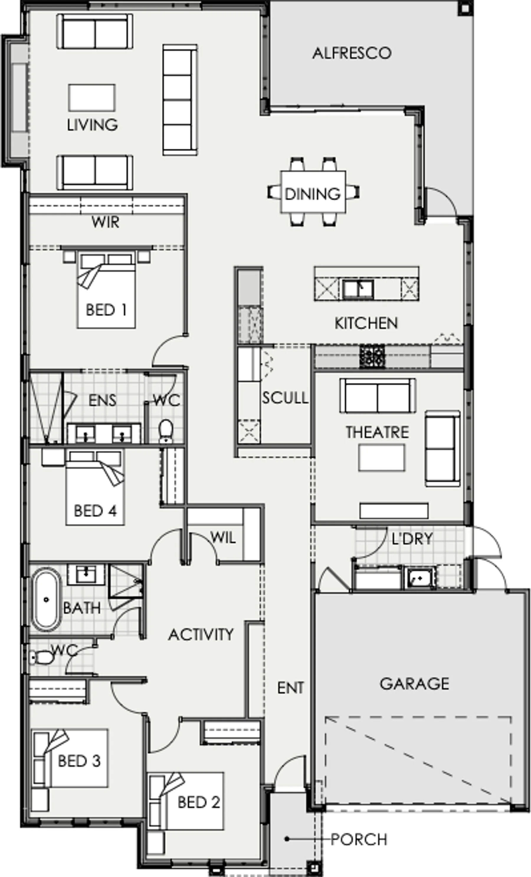 The Ningaloo floor plan