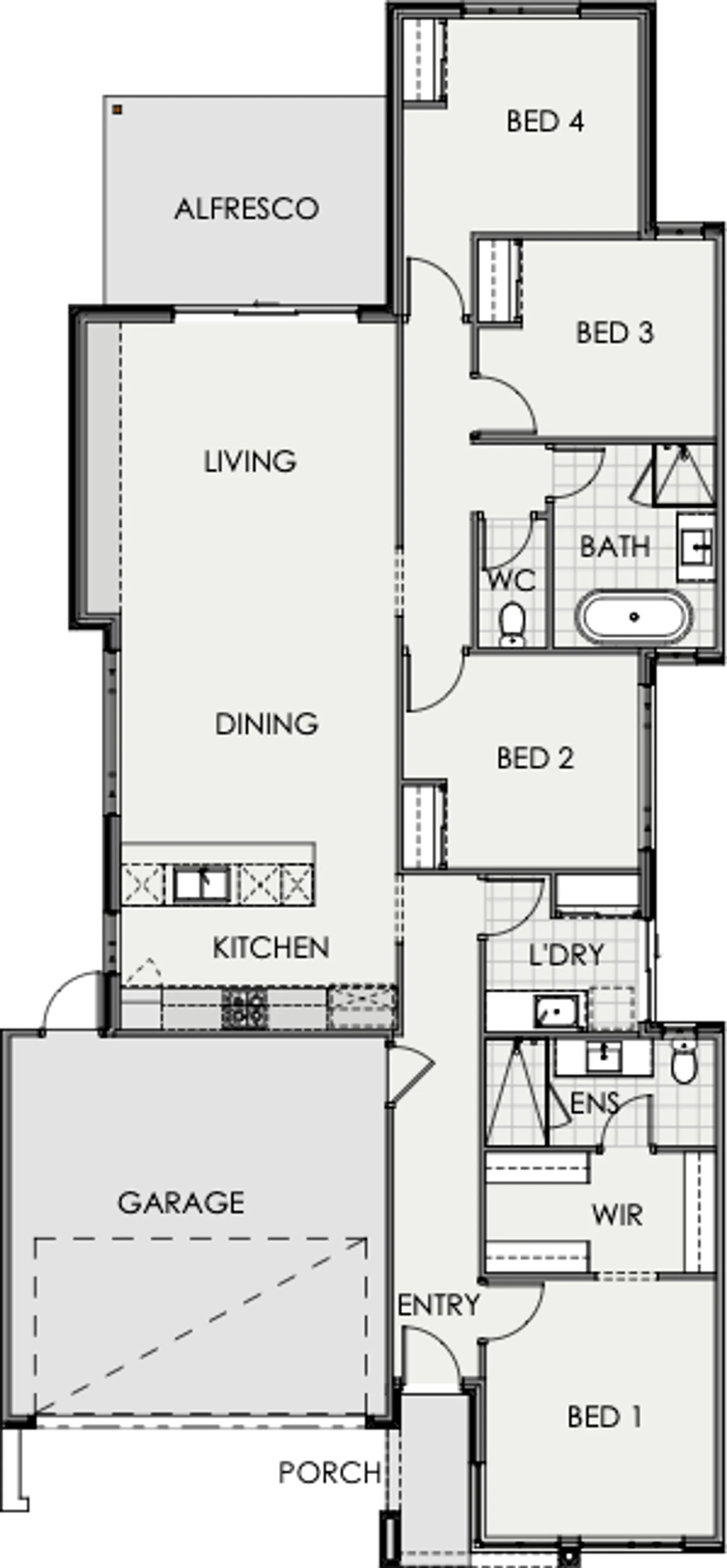 The Reginald floor plan